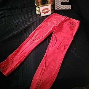 AX CHERRY RED JEANS